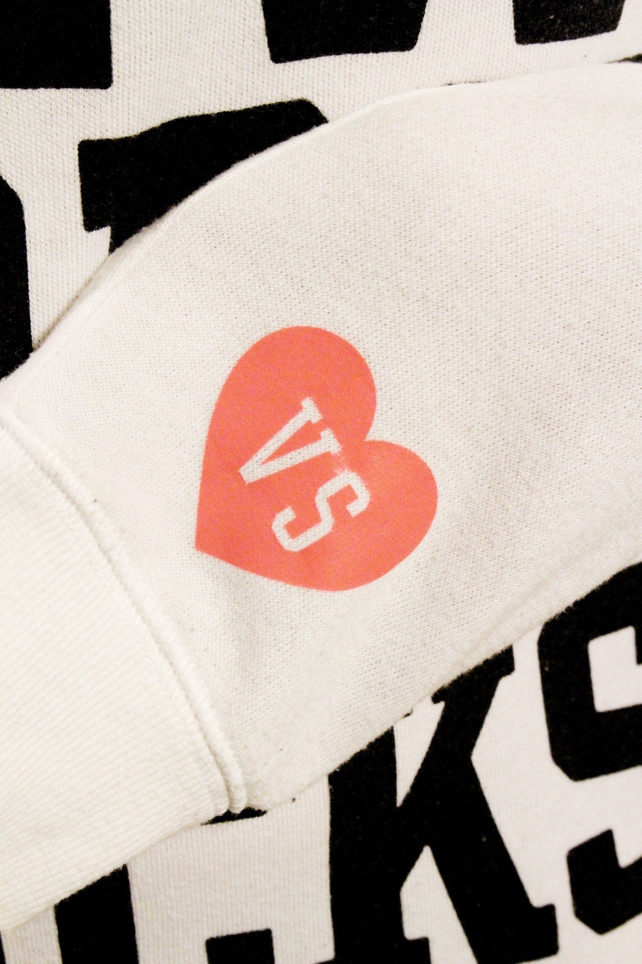 Victorias Secret white sweatshirt. "New York Rocks" print on long sleeve round neck sweater. Womens crew neck pullover