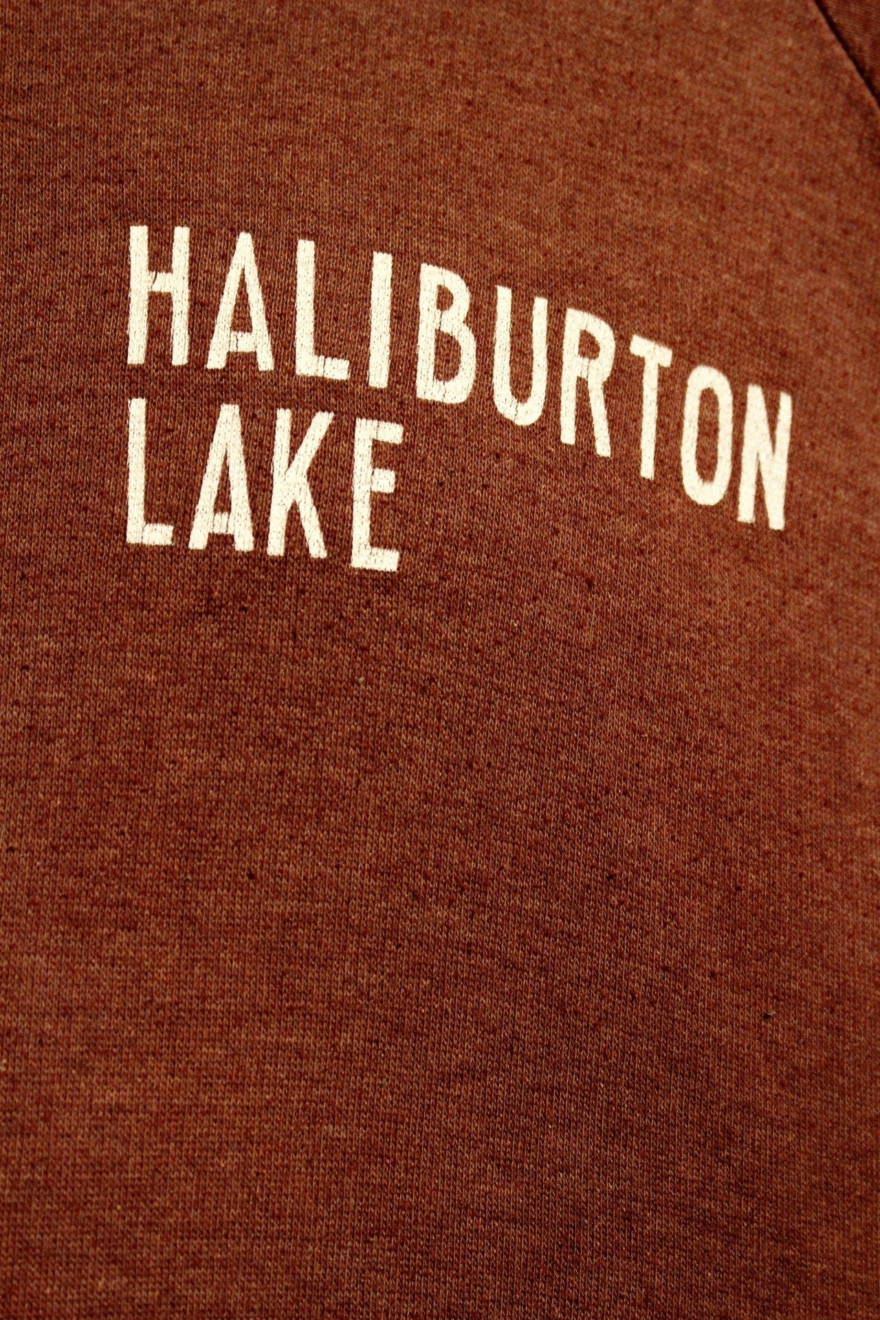 Plain wine oversized 'Haliburton Lake' sweatshirt. Mens burgundy crew neck pullover. Round neck mens jumper