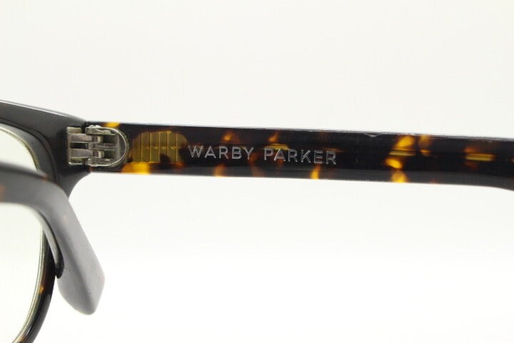 Warby Parker rectangular eye glasses. Tortoise gloss acetate optical frames with keyhole bridge. Prescription eyeglasses. RX spectacles