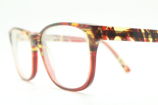 MO eyewear rectangular eye glasses made in Spain. Vibrant multi colour slim acetate optical frames. Prescription Vintage RX Spectacles