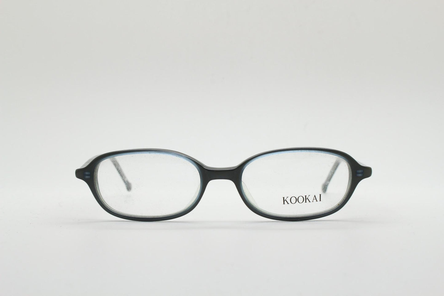 Kookai 90s vintage oval eye glasses. Small slim grey acetate optical frames. Womens prescription. Minimal RX spectacles. BNWT. NOS