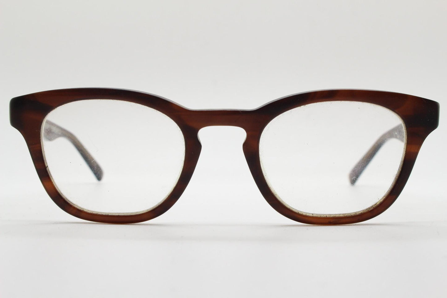 Dharma eyewear modified wayfarer design eye glasses. Quality tortoise gloss acetate optical frames. Prescription eyeglasses. RX spectacles
