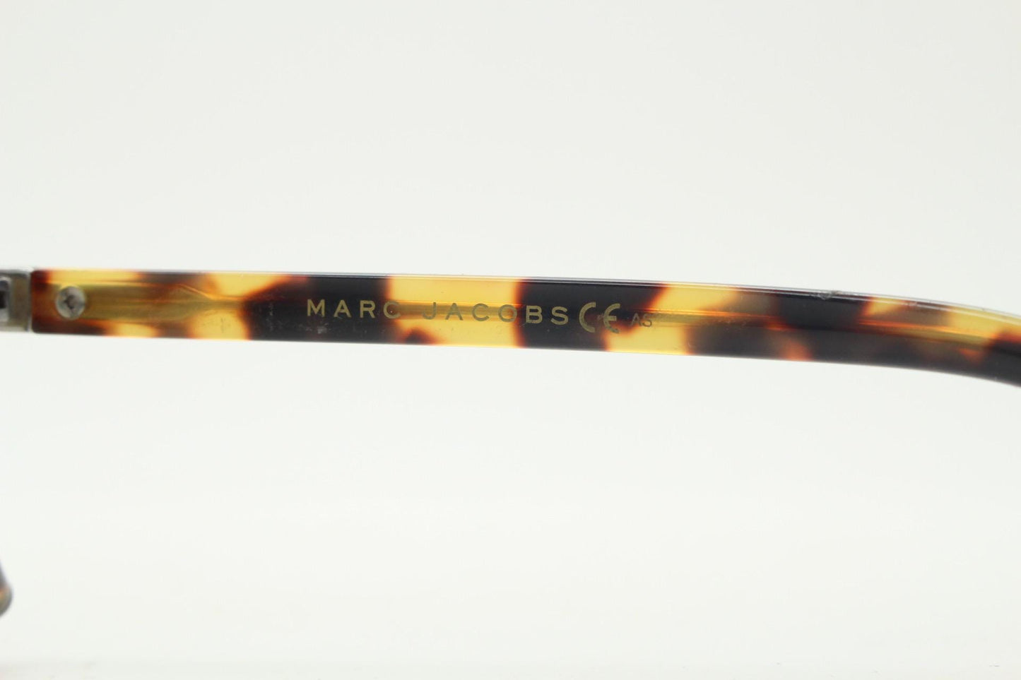 Marc Jacobs rectangular low profile eye glasses. Vibrant honey tortoise gloss acetate optical frames. Prescription eyeglasses. BNWT