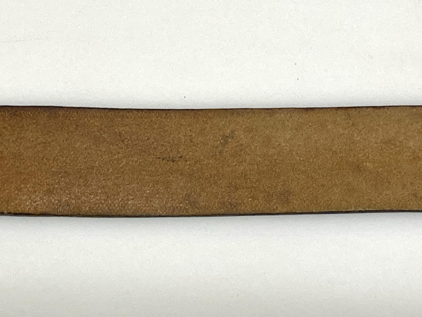 Levi's 80s vintage thick grey genuine leather belt for jeans with detailed buckle and numerous traditional cute logo's stamped all along
