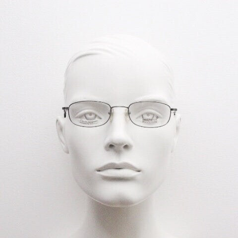 Moschino 90s vintage glasses model 3066 made in Italy. Small low profile rectangular optical frames. Prescription eyeglasses. RX. NOS