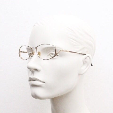 Cazal 90s vintage eye glasses. Innovative upside down design optical frames with arm holes and check pattern. Prescription eyeglasses. RX