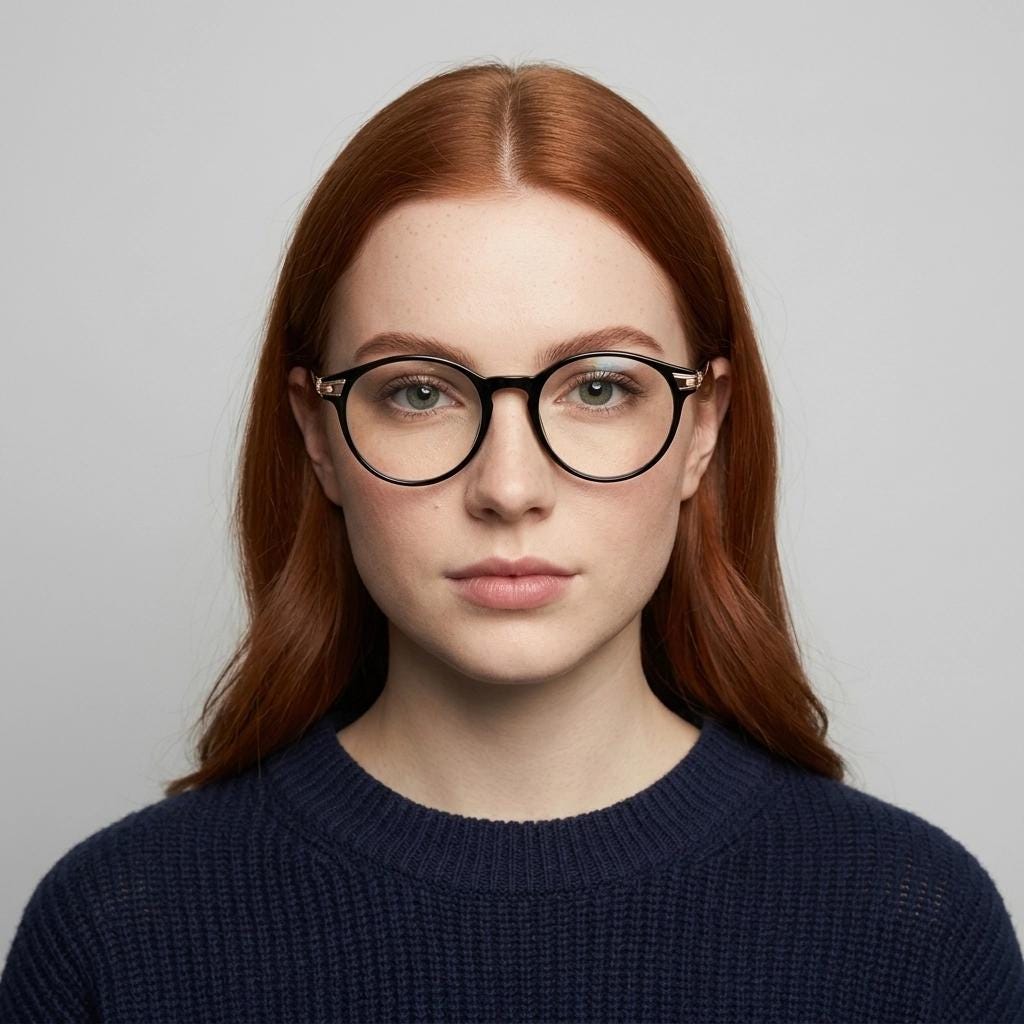 90s vintage round glasses with embossed gold  arms. Black 40s, 50s style prescription optical frames. Clear lens eyeglasses. RX spectacles