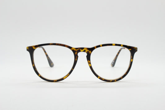 90s vintage refined wayfarer design eye glasses. Slim tortoise optical frames. Prescription eyeglasses. RX spectacles. NOS