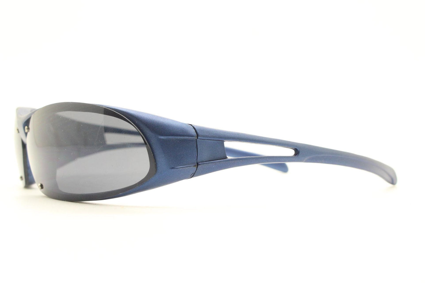 Y2k vintage shield sunglasses. Aerodynamic wrap around matt finish frame. Sport visor. Low profile rave bug eye mask. 2000's. 90s NOS