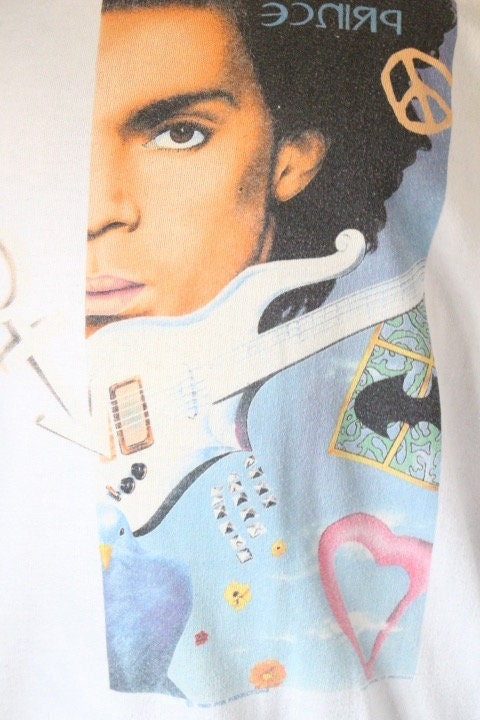 Prince fan collectors vintage 90s sweatshirt. Massive spell out 'Symbol' in song title graphic. Baggy crew neck pullover. Round neck jumper