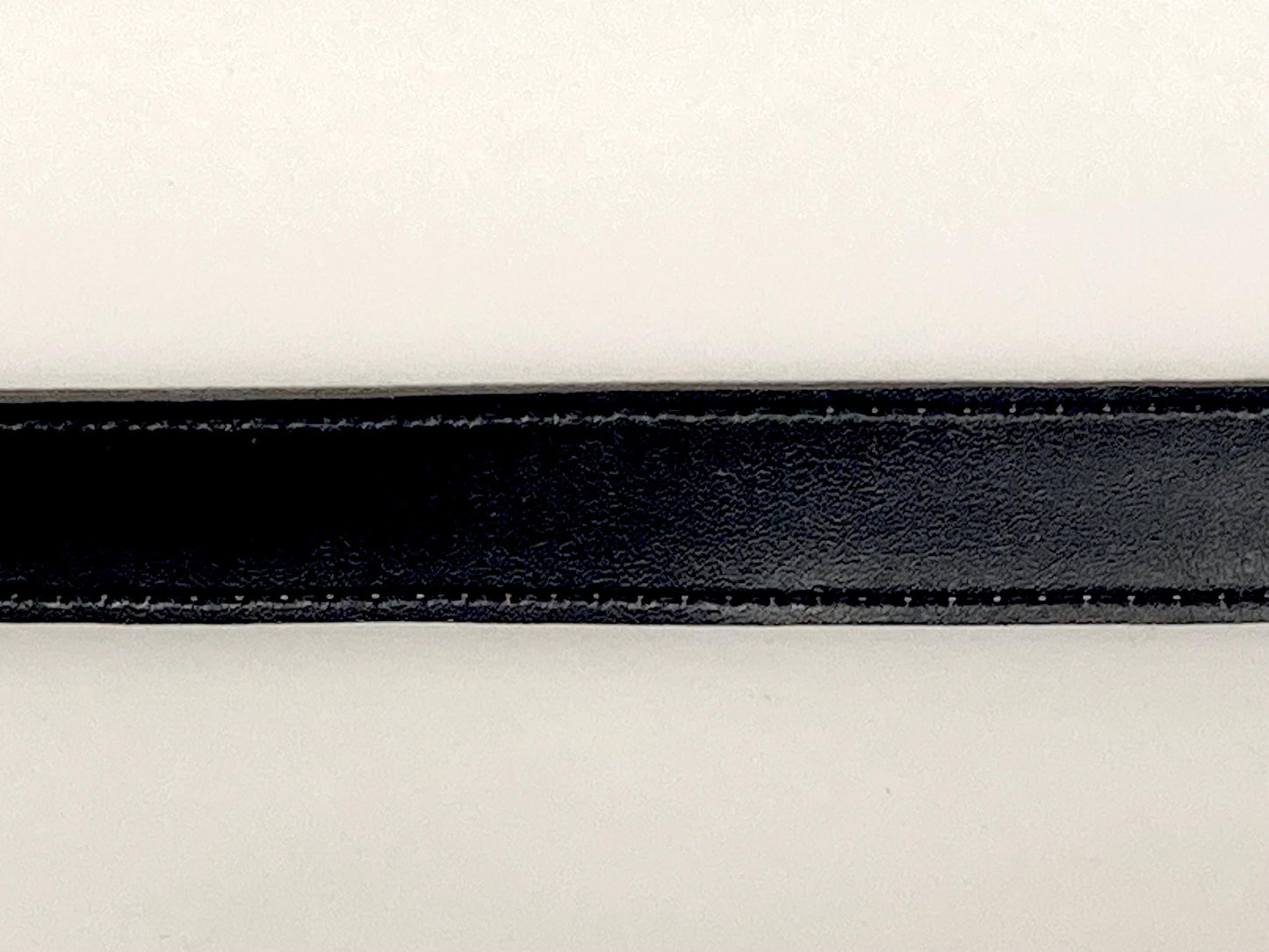 90s vintage womens dress or jeans / trousers belt in distressed worn metal looking finish. Vinyl on leather construction. Made in France