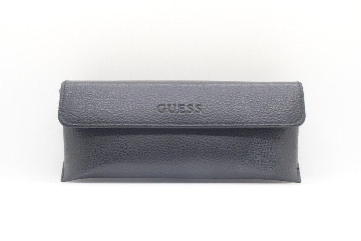 Guess vintage 90s low profile oval sunglasses. All black gloss quality acetate finish. New Old Stock